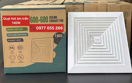 Quạt hút âm trần 600x600